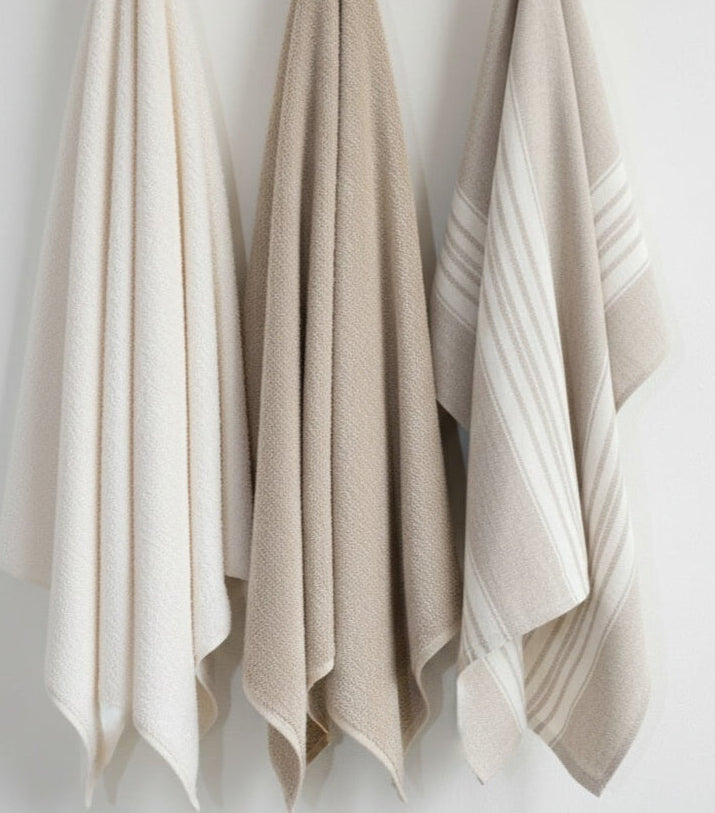 The SÉCHER Dish Towel Set — Linen Mix