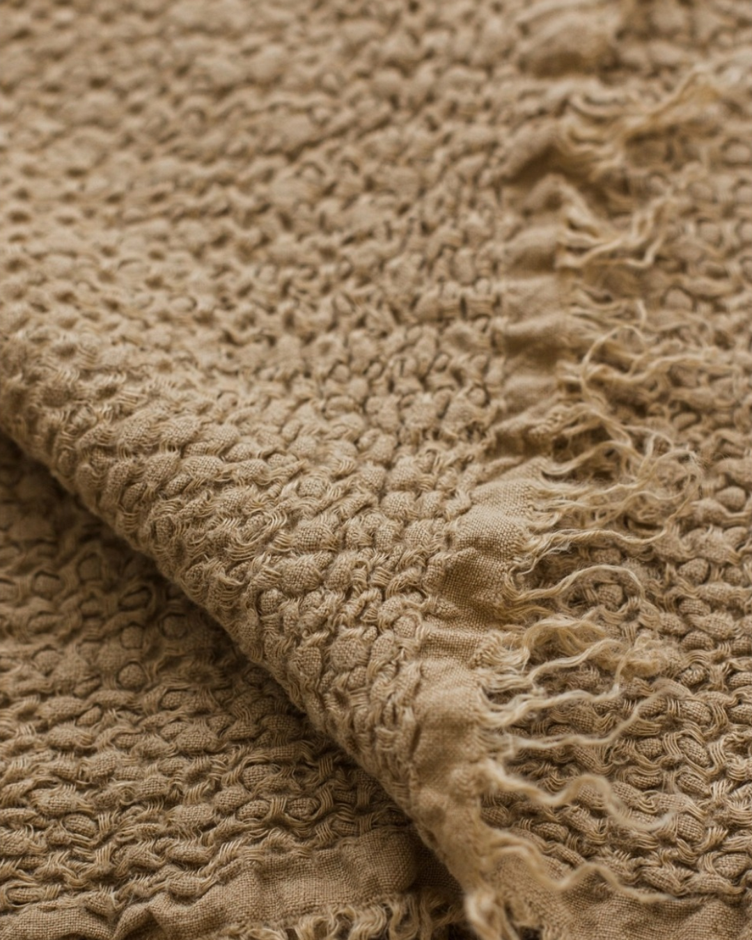 The COUVRIR  Throw — Stonewashed Linen